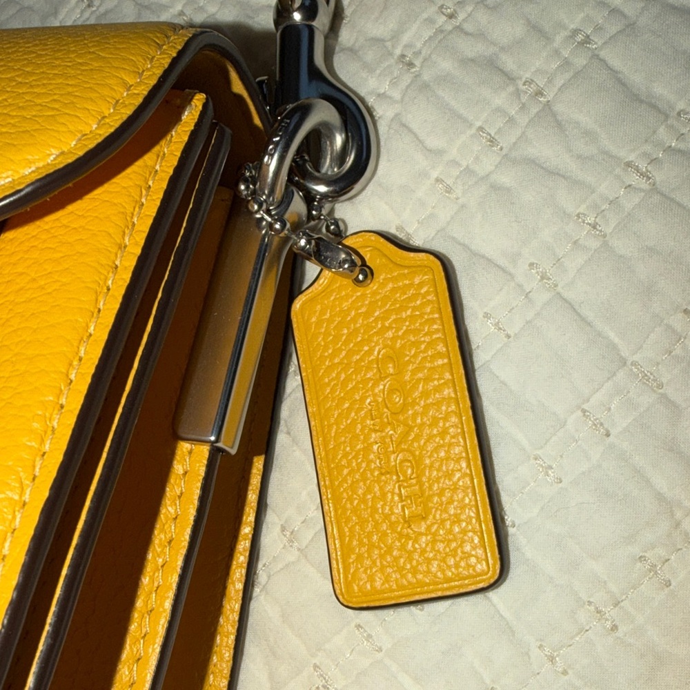 Coach Tabby Pebbled Leather Shoulder Bag with Removable Strap - Picture 3 of 11